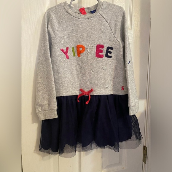 Joules Yippee Sweatshirt Dress - Picture 1 of 8